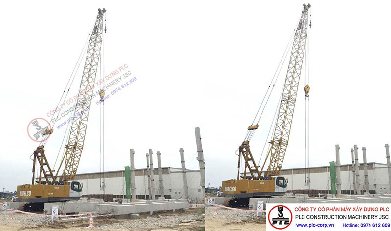 100 ton crawler cranes for rent in Vietnam