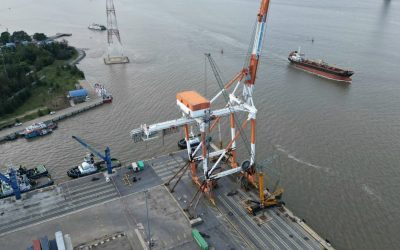 Dismantle Container Crane In HITC International Port