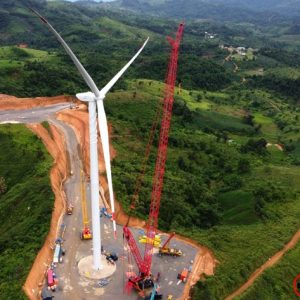 Renting 800 Ton Crawler Cranes For Wind Power Project